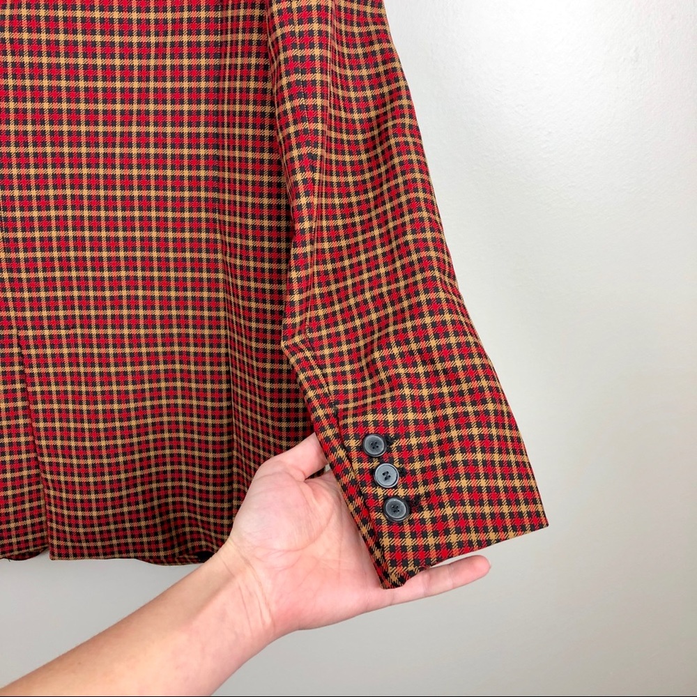 Zara Blazer Checkered Design - image 5